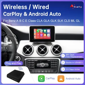Draadloze Carplay Voor Mercedes Benz A B C E Cla Gla Glk Slk Cls Ml Gl Ntg4.5 Met Android Auto Airplay Navigatie Plug And Play