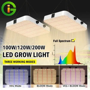 100W Led Grow Light Volledige Spectrum Phyto Lamp Quantum Grow Lamp LM281B Voor Indoor Plantengroei Licht Kas bloem