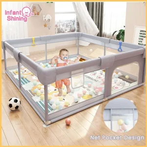 Baby Shining Kinderen Box met Schuimbeschermer Baby Speeltuin Baby Veiligheid Hek Kid Ball Pit Box voor 0-6 jaar oude Kid