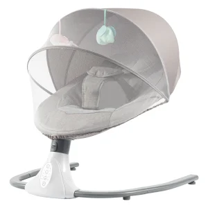Elektrische Baby Swing Baby Bouncers 4 Gear Swing Ingebouwde Slaapliedjes Bluetooth Functie Zonnescherm Klamboe Afstandsbediening