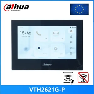 Dahua VTH2621GW-P / VTH2621G-P 802.3af PoE 7 inch Touch Indoor Monitor, deurbel Monitor, Video Intercom, Ingebouwde SD-kaart