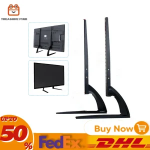 Universele Tv Stand Tv 32-70 Inch In Hoogte Verstelbare Led Lcd-Scherm Zwart Stand Verdikte Koudgewalst Stalen Bord Duurzaam