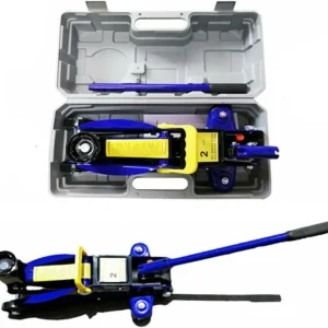 DayPlus hydraulische trolley vloerkrik, zwaar uitgevoerd, 2 ton laag profiel, hijsen voor auto, bestelwagen, garage, bandenreparatie, wisselband noodg