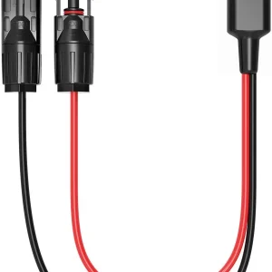 ALLPOWERS 1,5 m zonne-verlengkabel (16AWG naar Anderson-adapter) voor zonnepaneel, zonnepaneel gereedschapsset, draagbare krachtcentrale