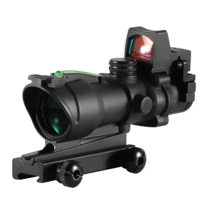 Verstelbare 4x32 Red Dot 1x 4x Scope Red Dot Tactische Scope 20mm Rail Scope voor de jacht
