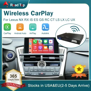 Draadloze Carplay Voor Lexus Nx Rx Is Es Gs Rc Ct Ls Lx C Ux 2014-2019, Met Android Mirror Link Airplay Auto Play Functies