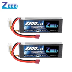 2 Stuks Zeee 3S 2200Mah Lipo Batterij 11.1V 50c Softcase Met Deans Plug Voor Rc Auto Helikopter Fpv Drones Vliegtuig Rc Model Onderdelen
