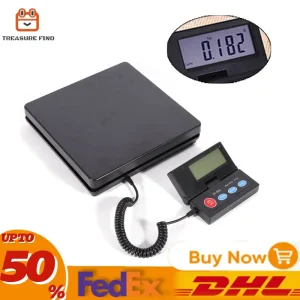 Pakket Weegschaal 50Kg-2G Professionele Pakket Schaal W/Backlight Verwijderbare Lcd-Display Hogere Precisie Schaal Platform