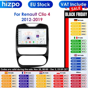2din Android Auto Radio Multimedia Speler Voor Renault Clio 4 2012 2013 2014 2015 2016 Autoradio Stereo 2 Din Headunit Navi Gps 4G