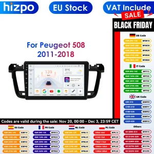 Dsp Carplay Voor Peugeot 508 508sw Autoradio Multimedia Videospeler Head Unit Gps Navigatie Autoradio Android Auto Radio 2 Din