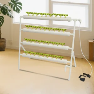Bymaocar Hydrocultuur Site Grow Kit 36 gaten 4 buizen Aardloze plantengroeisystemen Flow Deep Water Culture Garden met pomp