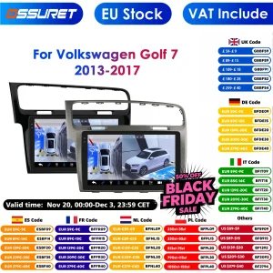 10.1 ''Snapdragon CarPlay 4G 2 Din Android voor Volkswagen Golf 7 2013-2017 Autoradio Multimedia Video speler Autoradio Stereo