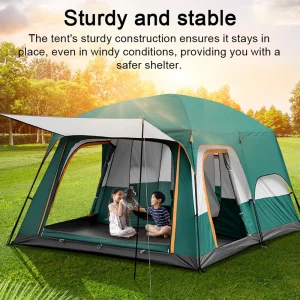 Outdoor Travel Camping Tent Waterdichte Tent Draagbare Regenbestendige Sunshine-Proof Tent Vissen Wandelen Zonneschijn Schuilplaats