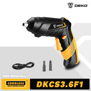 Deko DCS3.6DU2 S1/S2 Draadloze Elektrische Schroevendraaier Oplaadbare Power Battery Schroevendraaier Twistable Handvat Led Zaklamp Power Tool