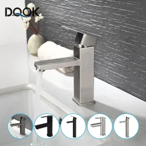 Wastafel Wastafel Badkamer Kraan Badrandcombinaties Warm Koud Water Wastafelmengkranen Mat Zwart Toilet Wastafel Kraan Kraan (exclusief slang)