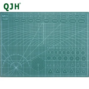 Qjh 60*45Cm A2 Pvc Snijmat Bord Duurzaam Zelfgenezend Diy Naaien Student Kunst Papier Gravure Pad Lederen Ambachtelijke Tool