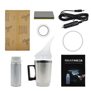 Auto Koplamp Restauratie Polijstkit Koplamp Reparatie Kit Auto Licht Polijstmachine Auto Verf Zorg Renovatie Vloeistof 100G