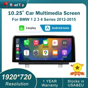 10.25 '12.3' Draadloze CarPlay Android Auto Multimedia Scherm Voor BMW 1 2 3 4 Serie F20 F21 F22 f30 F31 F32 F33