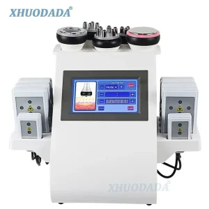 6 In 1 Tool 40K Cavitatie Ultrasone Lichaam Afslankmachine Multi-Polaire Radio Anti-Rimpel Verjonging Huid Lift Strakker