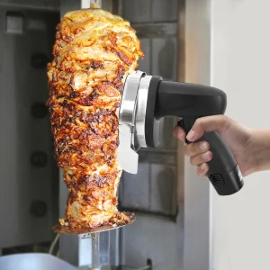 80W draadloze kebabsnijmachine Opladen barbecuemessen Barbecuegereedschap voor keuken thuis