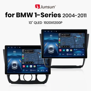 Junsun X7 Max 13.1 “2K Ai Stem Draadloze Carplay Android Auto Auto Radio Voor Bmw 1-Serie 1 Serie E88 E82 E81 E87 2004 Autoradio