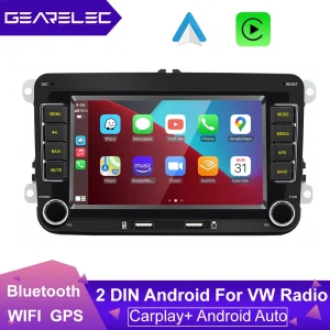 2 Din Auto Radio Voor Volkswagen Vw Golf Polo Skoda Passat Jetta Android 10 Auto Multimedia Speler Gps Wifi Carplay Android Auto