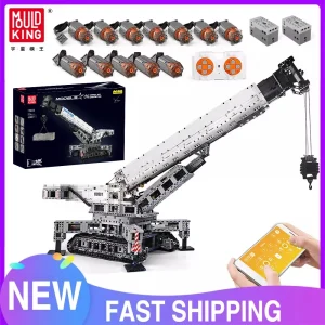 Schimmel Koning 17002 Technische Auto Speelgoed De MOC-10123 RC Gemotoriseerde Kraan Liebher LTR 11200 Truck Model Bouwstenen Kinderen Geschenken