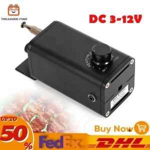 Bbq Grill Motor Kit Draagbare Barbecue Elektrische Geroosterde Rotisserie Grill Motor Motor Dc 3-12V 15W