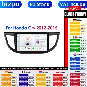 10.1 ''Intelligent Systeem 2 Din Android Autoradio Voor Honda CR-V 2012-2016 Crv Multimedia Gps 2din Autoradio Carplay 4G