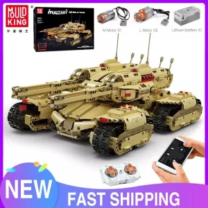 Vorm Koning 20011 Technisch Autospeelgoed De MOC-59688 App & Rc Gemotoriseerde Mammoettank Modelbouwstenen Kids Kerstcadeau