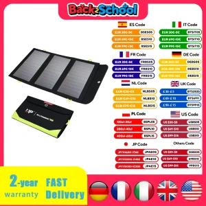 ALLPOWERS Zonnepaneel 5V 21W Ingebouwde 10000mAh batterij Draagbare zonnelader Waterdichte zonnebatterij voor mobiele telefoon buiten