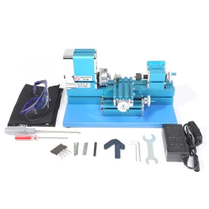 Universele Mini Metalen Draaibank Machine Gemotoriseerde Metaalbewerking DIY CNC Tool Houtbewerking voor Onderwijs Modelbouw 20000 rpm (36 W Draaibank
