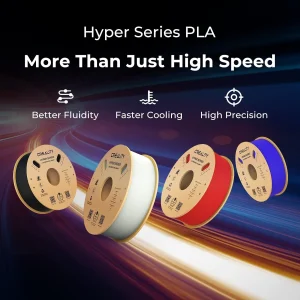 Creality Hyper PLA-filament 1,75 mm Hoge vloeibaarheid Hoge snelheid 3D-printmateriaal Stabiele extrusie Spoel Dimensionaal 1KG