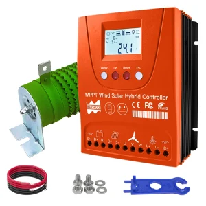3000W 12V24V48V MPPT Hybride Solar Controller Windturbine, Met Losbelasting LCD Display, voor Lifepo4 Volledige Batterij