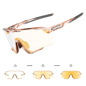 Kapvoe Fotochromische Fietsbril Mtb Bril Mannen Vrouwen Heldere Sport Bril Outdoor Fiets Uv400 Bril Zonnebril