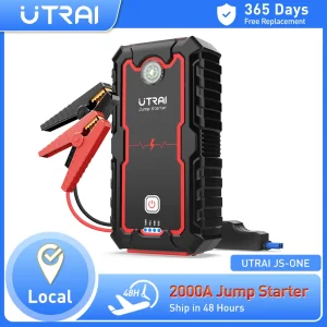 Utrai Power Bank 2000A Jump Starter Draagbare Oplader Auto Booster 12V Auto Uitgangspunt Apparaat Emergency Auto Batterij Starter