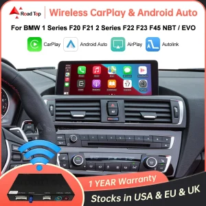 Draadloze Carplay Decoder Voor Bmw 1 2 Series F20 F21 F22 F23 F45 2011-2020 Nbt, Met Mirrorlink Auto Play Achteruitrijcamera Usb Bt
