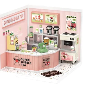 Robotime Rolife Super Creat Plastic Buliding Blokken Diy Miniatuur Kit Voor Kinderen En Volwassen 3d Puzzel Multi-Scene Voor Plezier