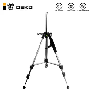DEKO 120 cm Laser Niveau Statief Nivel Laser Statief Professionele Carbon Statief voor Laser Niveau Aluminium Verstelbare Statief Gereedschap