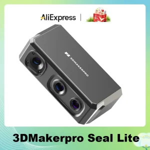3Dmakerpro Seal Lite 3d Scanner Standaard Voor 3D-printer Met 0.02Mm Nauwkeurigheid Gedetailleerde Precisie 10fps Scansnelheid Anti-Shake