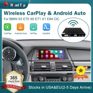 Draadloze Carplay Voor Bmw Cic Systeem X5 E70 X6 E71 2011-2013 X1 E84 2009-2015, met Android Mirror Link Airplay Auto Play Functie