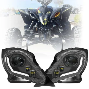E24 Led Koplampen Richtingaanwijzer Voor Yamaha Yfz 350 450 450r 450x Yfm 250 350 450 700 Koplamp Drl Grootlicht