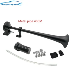 Auto Luchthoorn 12V/24V Universeel 150db Luid 180 Hertz Enkele Trompet Compressor Bocina Voor Vrachtwagens Auto 'S Auto 'S