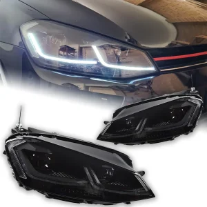 AKD Car Styling Koplampen voor VW Golf 7 LED Koplamp 2012-2017 MK7 VII Koplamp DRL Dynamisch Signaal Lens Auto-accessoires
