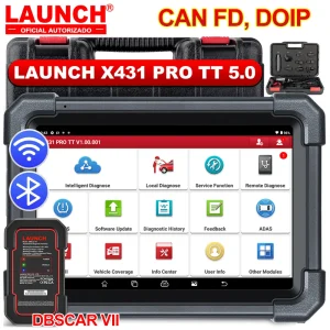 8 inch LAUNCH X431 PRO TT Online ECU-codering Nederlands autodiagnoseapparaat 37+ Reset Bi-directionele CANFD DOIP DBSCar VII TPMS ADAS Vrachtwagen ui