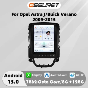 9.7 “Android 13 Autoradio Voor Opel Astra J Buick Verano Multimedia Videospeler Gps Navi Stereo 7862 Carplay 2din Scherm Headunit