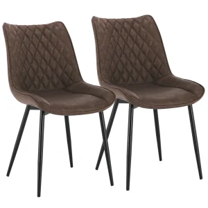 2 stks/set eetkamerstoelen gestoffeerde keukenstoelen met rugleuning woondecoratie voor woonkamer restaurant