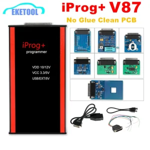 V87 Iprog + Iprog Pro Programmeur Ondersteuning 2019 Jaar 3in1 Immo Airbag Reset Carprog Digiprog Tango Iprog +
